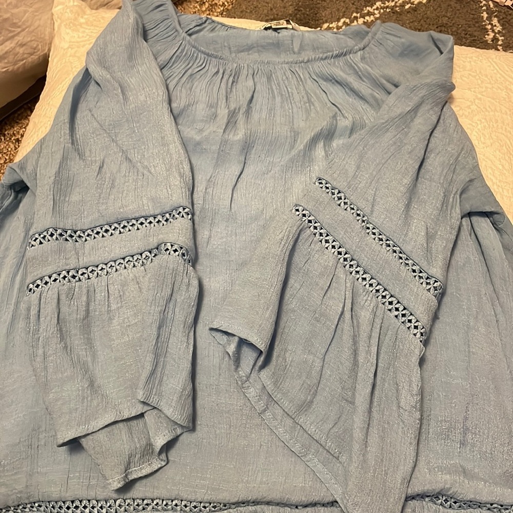 XL flowy 3/4 sleeve top